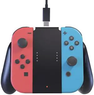 Joy Con Grip for Nintendo Switch OLED with Charging Station, Ergonomic Controller Hand Grip with Enhanced Comfort, Secure & Non-Slip Hold for Switch/Switch OLED JoyCons Joy Con Grip for Nintendo Switch OLED with Charging Station, Ergonomic Controller Hand Grip with Enhanced Comfort, Secure & Non-Slip Hold for Switch/Switch OLED JoyCons