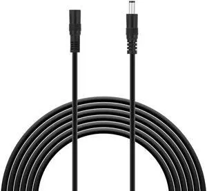 LED Solderless Extension Power Cord 20AWG 10 Feet Male to Female 5.5mm x 2.1mm DC Extension Power Cable for 5050/3528 LED Strip String Light, CCTV LED Solderless Extension Power Cord 20AWG 10 Feet Male to Female 5.5mm x 2.1mm DC Extension Power Cable for 5050/3528 LED Strip String Light, CCTV