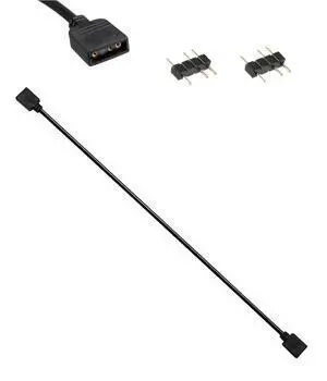 RGB Extension Cable 3 Pin, 20 Inches Computer Motherboard ARGB Interface Extension Cable Female Connetor, 5V Argb 3-Pin Connector 1-1 RGB Extension Cable 3 Pin, 20 Inches Computer Motherboard ARGB Interface Extension Cable Female Connetor, 5V Argb 3-Pin Connector 1-1