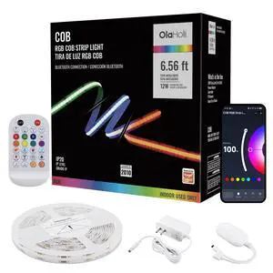 Bluetooth RGB COB Led Strip Light Bluetooth RGB COB Led Strip Light
