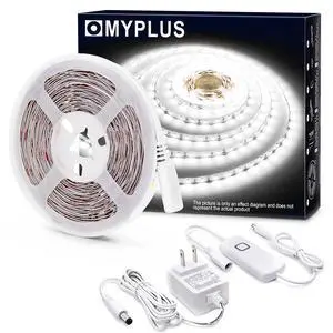 LED Strip Lights White, 16.4ft Daylight White 6000K LED Tape Lights with Dimmable 700 Lumen and 300 LEDs Bright Flexible Led Light Strip for Vanity Mirror,Under Cabinet,Kitchen,Bedroom LED Strip Lights White, 16.4ft Daylight White 6000K LED Tape Lights with Dimmable 700 Lumen and 300 LEDs Bright Flexible Led Light Strip for Vanity Mirror,Under Cabinet,Kitchen,Bedroom
