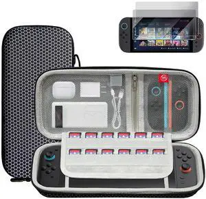Carrying Case for Nintendo Switch 2 2025 Holds 24 Cartridges w/Pockets Carrying Case for Nintendo Switch 2 2025 Holds 24 Cartridges w/Pockets