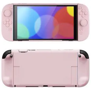 Hard Case for Nintendo Switch 2 with Extra Stand & Thumb Grip Caps | Split Design, Dockable Protective Full-Body Shell Cover for Nintendo Switch 2 | Solid Color Series, Cherry Blossoms Pink Hard Case for Nintendo Switch 2 with Extra Stand & Thumb Grip Caps | Split Design, Dockable Protective Full-Body Shell Cover for Nintendo Switch 2 | Solid Color Series, Cherry Blossoms Pink