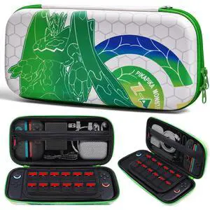 Carrying case for Switch 2 (2025), all-in-one protective shell design, slim portable hard-shell travel bag, 12 game card slots & mesh pocket, fits console & accessories Carrying case for Switch 2 (2025), all-in-one protective shell design, slim portable hard-shell travel bag, 12 game card slots & mesh pocket, fits console & accessories