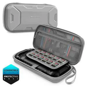 Carrying Case for Nintendo Switch 2, Hard Shell Travel Handbag Pouch with Game Card Slots for Switch 2 Accessories, (12.6 x 6.1 x 2.8 Inches), Gray Carrying Case for Nintendo Switch 2, Hard Shell Travel Handbag Pouch with Game Card Slots for Switch 2 Accessories, (12.6 x 6.1 x 2.8 Inches), Gray
