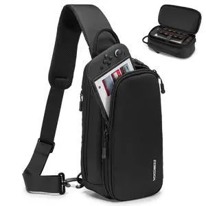 Sling Crossbody Bag for Steam Deck/OLED/Nintendo Switch 2 (2025)/Rog Xbox Ally X,Protective Case Travel Carrying Gaming Pouch with 10 Game Cartridges Slots,Compact Pack for Daily Use, Travel Sling Crossbody Bag for Steam Deck/OLED/Nintendo Switch 2 (2025)/Rog Xbox Ally X,Protective Case Travel Carrying Gaming Pouch with 10 Game Cartridges Slots,Compact Pack for Daily Use, Travel