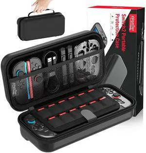 Carrying Case for Nintendo Switch 2, Water-Resistant Hard Shell Carrying Case for Nintendo Switch 2, Water-Resistant Hard Shell