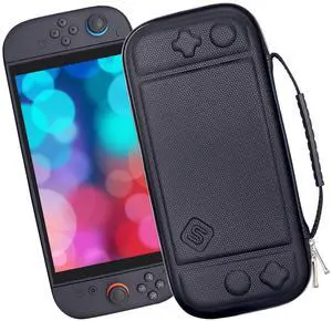 Slim Carrying Case Compatible with Nintendo Switch 2, Hard Shell Protection Portable Travel Protective Case Accessories Storage & 12 Game Card Holders, Black Slim Carrying Case Compatible with Nintendo Switch 2, Hard Shell Protection Portable Travel Protective Case Accessories Storage & 12 Game Card Holders, Black