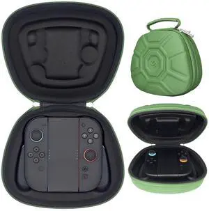 Carry Case Compatible with Nintendo Joy-Con 2 & Official Grip, Buttons & Joysticks Full Protection, Hard Shell Original Switch 2 Controllers Travel Storage Case Joycon Carrying Pouch, Armygreen Carry Case Compatible with Nintendo Joy-Con 2 & Official Grip, Buttons & Joysticks Full Protection, Hard Shell Original Switch 2 Controllers Travel Storage Case Joycon Carrying Pouch, Armygreen