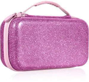 for Nintendo Switch 2 Carrying Case - Glittering Purple Cute Kawaii Design with Handle for Switch 2 2025 Travel Cases Portable Storage Carry Protective Hard Shell for Girls Teens for Nintendo Switch 2 Carrying Case - Glittering Purple Cute Kawaii Design with Handle for Switch 2 2025 Travel Cases Portable Storage Carry Protective Hard Shell for Girls Teens
