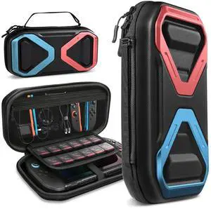 Pro Edition Carrying Case for Nintendo Switch 2 2025, Blue/Red Pro Edition Carrying Case for Nintendo Switch 2 2025, Blue/Red
