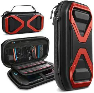 Pro Edition Carrying Case for Nintendo Switch 2 2025, Red Pro Edition Carrying Case for Nintendo Switch 2 2025, Red