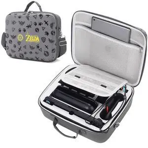 Cute Carrying Case for Nintendo Switch 2 (2025), Large All in One Hard Travel Case with Game Card Slots, Portable Full Protection Bag for Switch 2 Zelda Console, Pro Controller & Accessories Cute Carrying Case for Nintendo Switch 2 (2025), Large All in One Hard Travel Case with Game Card Slots, Portable Full Protection Bag for Switch 2 Zelda Console, Pro Controller & Accessories