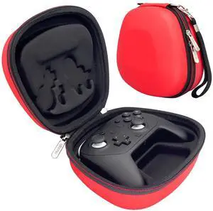 Protective Case Compatible with Nintendo Switch 2 Pro Controller, Hard Shell Original Switch Controller Protection Travel Storage Case Portable Carrying Bag, Red Protective Case Compatible with Nintendo Switch 2 Pro Controller, Hard Shell Original Switch Controller Protection Travel Storage Case Portable Carrying Bag, Red