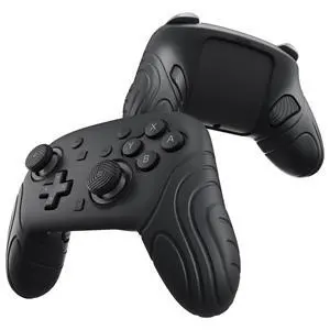 for Nintendo Switch 2 Pro Controller Silicone Cover Samurai Edition Protective Skin Case for Switch 2 Pro Controller with Back Button Caps & Thumb Grips & Stickers, Shockproof - Black for Nintendo Switch 2 Pro Controller Silicone Cover Samurai Edition Protective Skin Case for Switch 2 Pro Controller with Back Button Caps & Thumb Grips & Stickers, Shockproof - Black