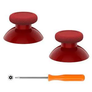 Replacement Thumbsticks for Xbox Series X & S, Joysticks Repair Kit for Xbox Wireless Controller, Custom Analog Stick Buttons for Xbox One S/X/Elite Controller - Carmine Red Replacement Thumbsticks for Xbox Series X & S, Joysticks Repair Kit for Xbox Wireless Controller, Custom Analog Stick Buttons for Xbox One S/X/Elite Controller - Carmine Red