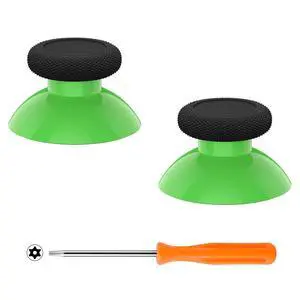 Replacement Thumbsticks for Xbox Core Wireless Controller, Joysticks Repair Kit for Xbox Series X/S Controller, Custom Analog Stick Buttons for Xbox One S/X/Elite - Green & Black Replacement Thumbsticks for Xbox Core Wireless Controller, Joysticks Repair Kit for Xbox Series X/S Controller, Custom Analog Stick Buttons for Xbox One S/X/Elite - Green & Black