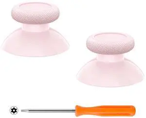 Replacement Thumbsticks for Xbox Core Wireless Controller, Joysticks Repair Kit for Xbox Series X/S Controller, Custom Analog Stick Buttons for Xbox One S/X/Elite - Cherry Blossoms Pink Replacement Thumbsticks for Xbox Core Wireless Controller, Joysticks Repair Kit for Xbox Series X/S Controller, Custom Analog Stick Buttons for Xbox One S/X/Elite - Cherry Blossoms Pink