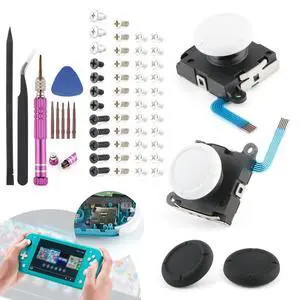 2 Pack Joystick for Nintendo Switch Lite 3D Analog Joysticks Controller Thumbstick Switch Lite Stick Repair Kit Replacement(with Screws) 2 Pack Joystick for Nintendo Switch Lite 3D Analog Joysticks Controller Thumbstick Switch Lite Stick Repair Kit Replacement(with Screws)