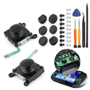 for PS Vita 2000 2001 Joystick Replacement for PSV 2000 PSV 2001 PCH-2000 Analog Stick Module Potentiometer ThumbStick Accessories Part with Screws for PS Vita 2000 2001 Joystick Replacement for PSV 2000 PSV 2001 PCH-2000 Analog Stick Module Potentiometer ThumbStick Accessories Part with Screws