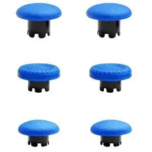 6in1 Edge Controller Thumbsticks Caps Replacement for PS5 Edge Controller, Swappable Thumbsticks for PS5 Dualsense Controller, Thumbsticks Analog Joystick Caps for PS5 Dualsense Edge Controller(Blue) 6in1 Edge Controller Thumbsticks Caps Replacement for PS5 Edge Controller, Swappable Thumbsticks for PS5 Dualsense Controller, Thumbsticks Analog Joystick Caps for PS5 Dualsense Edge Controller(Blue)