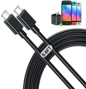 (9.8FT) Extra Long Charging Cable for Nintendo Switch 2 AC Adapter Official (9.8FT) Extra Long Charging Cable for Nintendo Switch 2 AC Adapter Official