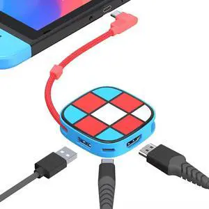 Switch Dock with Organizer Design for Nintendo Switch Dock Switch TV Dock, Switch Charging Dock with 4K HDMI Output/USB 3.0/ PD 100W Charging Port for MacBook Pro/Air, Not for Switch 2 Switch Dock with Organizer Design for Nintendo Switch Dock Switch TV Dock, Switch Charging Dock with 4K HDMI Output/USB 3.0/ PD 100W Charging Port for MacBook Pro/Air, Not for Switch 2