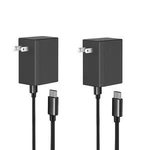 2-Pack Switch 2 Charger - AC Adapter for Nintendo 2 /Nintendo1 2-Pack Switch 2 Charger - AC Adapter for Nintendo 2 /Nintendo1