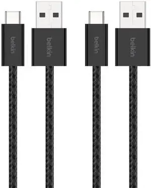 USB A to USB C 15W Braided Cable 2 Pack, 3.3ft iPhone Charger Cord USB A to USB C 15W Braided Cable 2 Pack, 3.3ft iPhone Charger Cord