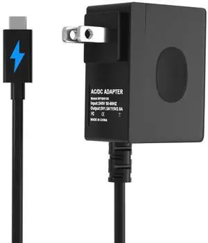 Charger for Nintendo Switch/OLED/Lite, Support Switch TV Dock Mode, 15V 2.6A Fast Charging Adapter with 5FT Charger Cable Charger for Nintendo Switch/OLED/Lite, Support Switch TV Dock Mode, 15V 2.6A Fast Charging Adapter with 5FT Charger Cable
