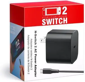 Switch 2 Charger 60W PD 3.0 Fast Charging for Nintendo Switch 2, Steam Deck, Asus Rog Ally with 5FT USB C to C Cable Power Supply Ac Adapter for Lenovo, Dell, Samsung Laptops, Smart Phone, Tablet Switch 2 Charger 60W PD 3.0 Fast Charging for Nintendo Switch 2, Steam Deck, Asus Rog Ally with 5FT USB C to C Cable Power Supply Ac Adapter for Lenovo, Dell, Samsung Laptops, Smart Phone, Tablet