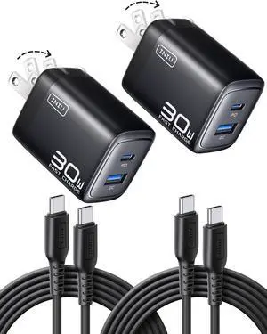 30W GaN Fast Charging USB C Charger, Block with Smart Phone Protection 30W GaN Fast Charging USB C Charger, Block with Smart Phone Protection