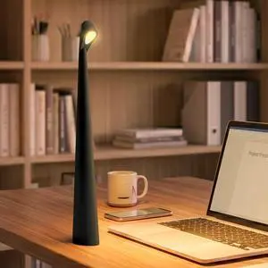 Cordless LED Table Lamp, 4000mAh Rechargeable Portable Desk Lamp, 3-Level Brightness, Bedside Night Light, Ambient Reading Light for Restaurant, Bedroom, Outdoor Camping, Night Light, Black Cordless LED Table Lamp, 4000mAh Rechargeable Portable Desk Lamp, 3-Level Brightness, Bedside Night Light, Ambient Reading Light for Restaurant, Bedroom, Outdoor Camping, Night Light, Black