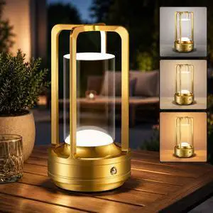 Rechargeable Table Lamp for Outdoor Indoor Portable Lamp with 3 Colors Rechargeable Table Lamp for Outdoor Indoor Portable Lamp with 3 Colors
