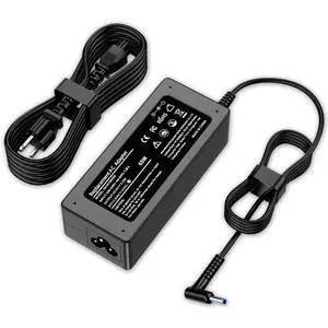 65W Laptop Charger Replacement for HP Laptop HP EliteBook Envy Pavilion ProBook Stream Chromebook Spectre, Blue Tip 4.5mm 19.5V 3.33A Computer Power Adapter 65W Laptop Charger Replacement for HP Laptop HP EliteBook Envy Pavilion ProBook Stream Chromebook Spectre, Blue Tip 4.5mm 19.5V 3.33A Computer Power Adapter