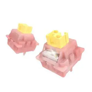 Outemu Silent Peach Hall Effect Magnetic Switches,Magnetic Mechanical Keyboard Switch with Light Guide,Universal Compatibility for Gaming Keyboard,Quiet Switches for Custom Keyboard (35, silent peach) Outemu Silent Peach Hall Effect Magnetic Switches,Magnetic Mechanical Keyboard Switch with Light Guide,Universal Compatibility for Gaming Keyboard,Quiet Switches for Custom Keyboard (35, silent peach)