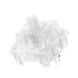 Silent Mechanical Keyboard Switches Set - 35 Pieces Factory Pre-Lubed, 5-Pin Linear/Tactile Switches for Custom Mechanical Keyboards (Crystal(Tactile Silent)) Silent Mechanical Keyboard Switches Set - 35 Pieces Factory Pre-Lubed, 5-Pin Linear/Tactile Switches for Custom Mechanical Keyboards (Crystal(Tactile Silent))