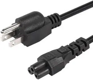 3 Prong AC Short Power Cord, 2ft Nema 5-15P Male to IEC 320 C5 Female Laptop Power Replacement Cord for Notebook Computer(Black,60cm) 3 Prong AC Short Power Cord, 2ft Nema 5-15P Male to IEC 320 C5 Female Laptop Power Replacement Cord for Notebook Computer(Black,60cm)