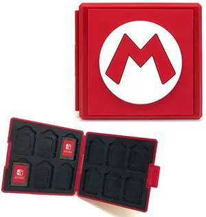 Game Card Case for Nintendo Switch,Portable Game Card Holder,Hard Shell Storage Case,Large Capacity Switch Card Organizer with 12 Card Slots (M Red) Game Card Case for Nintendo Switch,Portable Game Card Holder,Hard Shell Storage Case,Large Capacity Switch Card Organizer with 12 Card Slots (M Red)