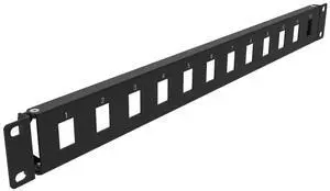 1U Hinged 12 Port Blank Keystone Patch Panel 1U Hinged 12 Port Blank Keystone Patch Panel