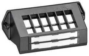 EB 12-Port Structured Media Center Mounting Bracket, 47600-QPB, Black EB 12-Port Structured Media Center Mounting Bracket, 47600-QPB, Black