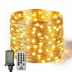 Fairy Lights Plug in with Remote, 33FT 100 LED Twinkle Lights Fairy Lights Plug in with Remote, 33FT 100 LED Twinkle Lights