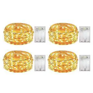 4 Pack Battery Operated Dewdrop Led Lights,Indoor Mini Fairy Lights With Timer Function,For Wedding Home Parties Christmas Holiday Decoration,6 Hours on/18 Hours Off ,30 Count LEDs,10 Feet(Warm white) 4 Pack Battery Operated Dewdrop Led Lights,Indoor Mini Fairy Lights With Timer Function,For Wedding Home Parties Christmas Holiday Decoration,6 Hours on/18 Hours Off ,30 Count LEDs,10 Feet(Warm white)