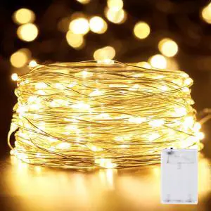 Fairy Lights Battery Operated, 33FT 100LED Waterproof Lights Fairy Lights Battery Operated, 33FT 100LED Waterproof Lights