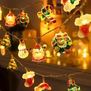 Christmas String Lights, 20 LED Xmas Fairy Lights for Home Decor Christmas String Lights, 20 LED Xmas Fairy Lights for Home Decor