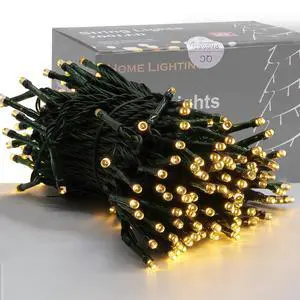 66ft Christmas Decorative Mini Lights, 200 LED Green Wire Fairy Starry String Lights Plug in, 8 Lighting Modes, for Indoor Outdoor Xmas Tree Wedding Party Decoration (Warm White) 66ft Christmas Decorative Mini Lights, 200 LED Green Wire Fairy Starry String Lights Plug in, 8 Lighting Modes, for Indoor Outdoor Xmas Tree Wedding Party Decoration (Warm White)