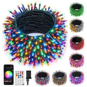 82ft 250LED Smart Color Changing Christmas Halloween Tree Lights 82ft 250LED Smart Color Changing Christmas Halloween Tree Lights