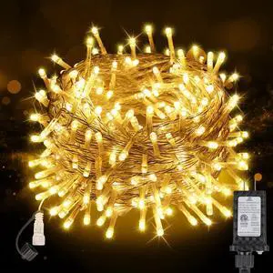 70FT 200LED Christmas String Lights Plug in, Outdoor Indoor Connectable Twinkle Fairy Lights with Timer and 8 Modes, Christmas Tree Lights for Garden Party Wedding Christmas Decoration, Warm White 70FT 200LED Christmas String Lights Plug in, Outdoor Indoor Connectable Twinkle Fairy Lights with Timer and 8 Modes, Christmas Tree Lights for Garden Party Wedding Christmas Decoration, Warm White