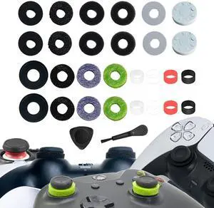 28 Pcs Precision Rings, Aim Assist Target Motion Control, 14 Different Strengths Joystick Protector Compatible with PlayStation 4 PS4, PS5, Xbox One, Series X, Switch Pro, Scuf Controller Grips (All) 28 Pcs Precision Rings, Aim Assist Target Motion Control, 14 Different Strengths Joystick Protector Compatible with PlayStation 4 PS4, PS5, Xbox One, Series X, Switch Pro, Scuf Controller Grips (All)