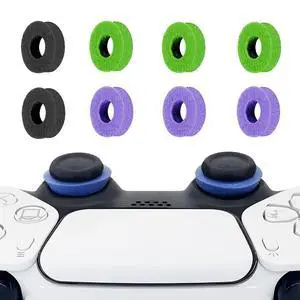 8 Pack Precision Rings Aim Assist for PS5, for PS4, Compatible with Xbox Controllers Accessories Control with Soft Silicone Rings Compatible with Fortnite & FPS GamesBlack+Purple+Green 8 Pack Precision Rings Aim Assist for PS5, for PS4, Compatible with Xbox Controllers Accessories Control with Soft Silicone Rings Compatible with Fortnite & FPS GamesBlack+Purple+Green